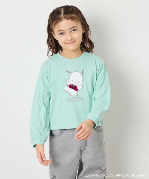 a.v.v / アー・ヴェ・ヴェ カットソー | 【数量限定】[110-140][シナモロール＆ポチャッコ]スパンコールTシャツ | 詳細11