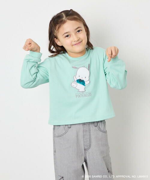 a.v.v / アー・ヴェ・ヴェ カットソー | 【数量限定】[110-140][シナモロール＆ポチャッコ]スパンコールTシャツ | 詳細12