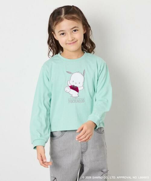 a.v.v / アー・ヴェ・ヴェ カットソー | 【数量限定】[110-140][シナモロール＆ポチャッコ]スパンコールTシャツ | 詳細18