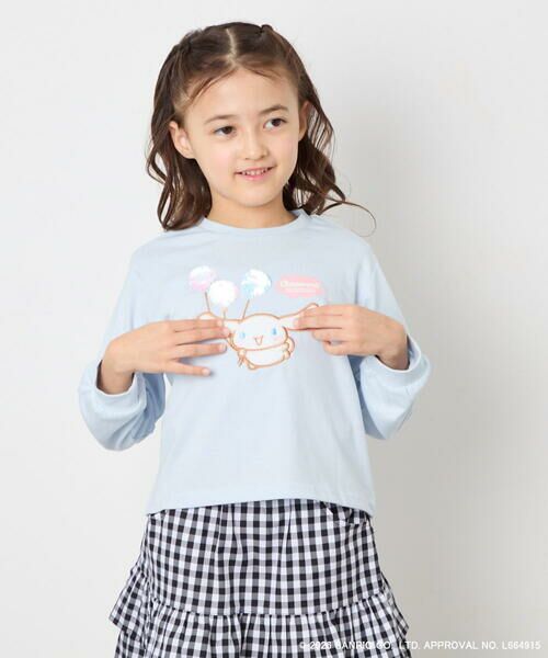 a.v.v / アー・ヴェ・ヴェ カットソー | 【数量限定】[110-140][シナモロール＆ポチャッコ]スパンコールTシャツ | 詳細2