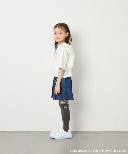 a.v.v / アー・ヴェ・ヴェ カットソー | 【数量限定】[110-160][シナモロール＆ポチャッコ]ミミ付きオーバーTシャツ | 詳細10