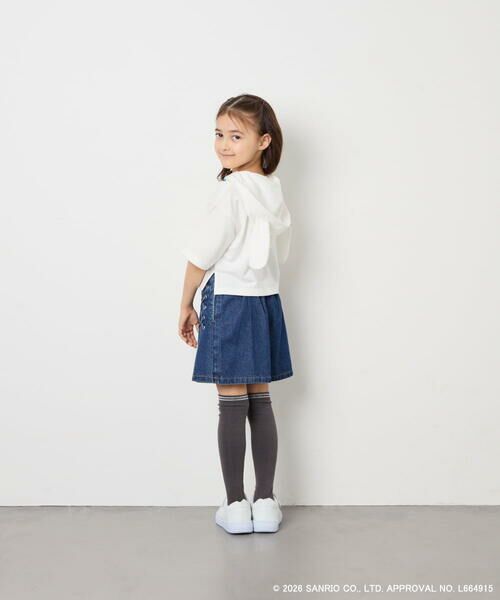 a.v.v / アー・ヴェ・ヴェ カットソー | 【数量限定】[110-160][シナモロール＆ポチャッコ]ミミ付きオーバーTシャツ | 詳細11