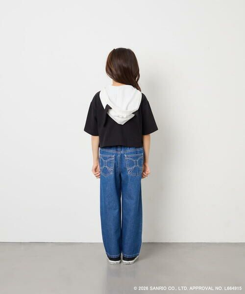 a.v.v / アー・ヴェ・ヴェ カットソー | 【数量限定】[110-160][シナモロール＆ポチャッコ]ミミ付きオーバーTシャツ | 詳細24