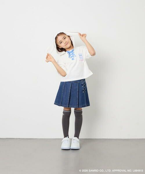 a.v.v / アー・ヴェ・ヴェ カットソー | 【数量限定】[110-160][シナモロール＆ポチャッコ]ミミ付きオーバーTシャツ | 詳細8