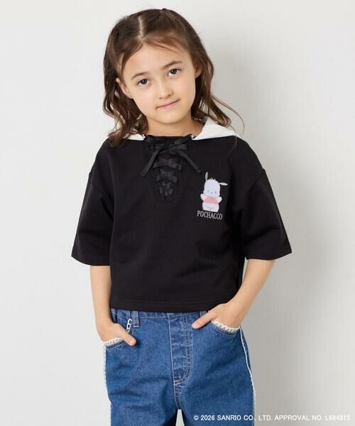 a.v.v / アー・ヴェ・ヴェ カットソー | 【数量限定】[110-160][シナモロール＆ポチャッコ]ミミ付きオーバーTシャツ | 詳細18