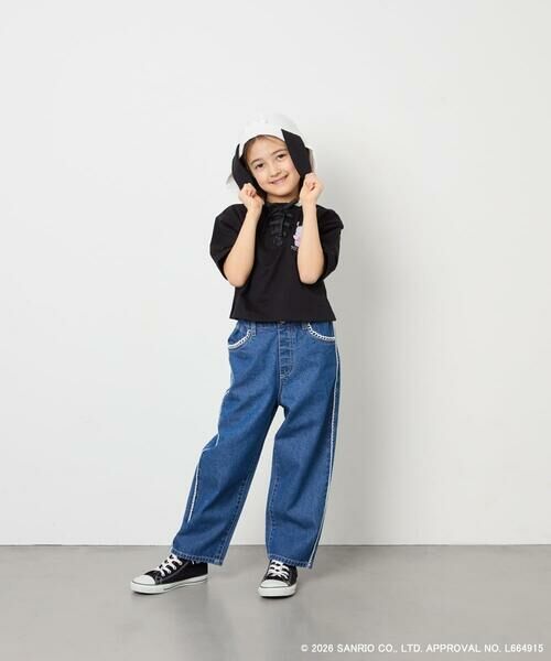 a.v.v / アー・ヴェ・ヴェ カットソー | 【数量限定】[110-160][シナモロール＆ポチャッコ]ミミ付きオーバーTシャツ | 詳細19