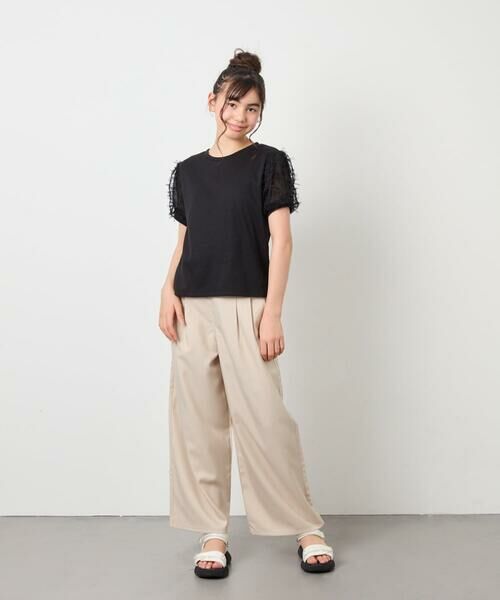 a.v.v / アー・ヴェ・ヴェ カットソー | [120-160]袖リボンチュールテレコカットソー | 詳細17