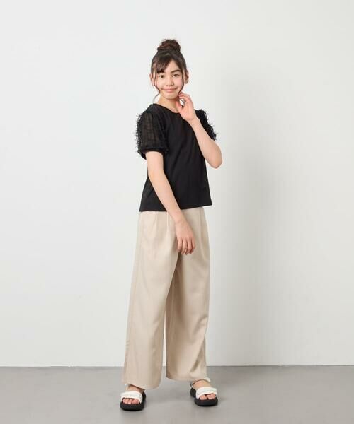 a.v.v / アー・ヴェ・ヴェ カットソー | [120-160]袖リボンチュールテレコカットソー | 詳細19