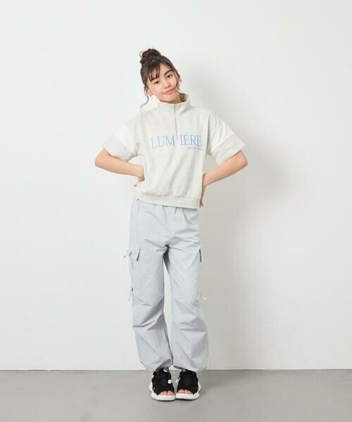 a.v.v / アー・ヴェ・ヴェ カットソー | [120-160]ハーフジップロゴスウェット | 詳細28