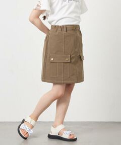 a.v.v / アー・ヴェ・ヴェ その他パンツ | [130-160]配色ステッチカーゴスカパン