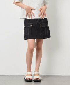 a.v.v / アー・ヴェ・ヴェ その他パンツ | [130-160]配色ステッチカーゴスカパン