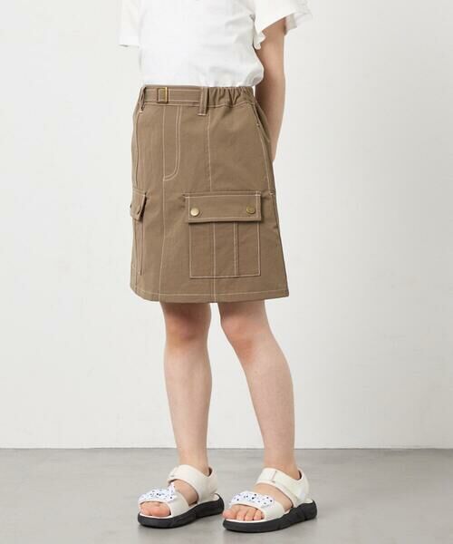 a.v.v / アー・ヴェ・ヴェ その他パンツ | [130-160]配色ステッチカーゴスカパン | 詳細1