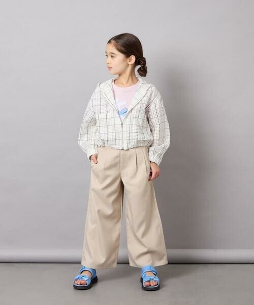 a.v.v / アー・ヴェ・ヴェ その他パンツ | [120-160]麻調サス付きワイドパンツ | 詳細11