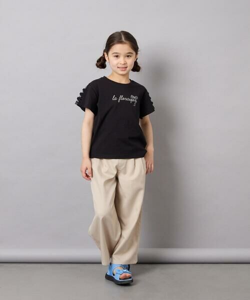 a.v.v / アー・ヴェ・ヴェ その他パンツ | [120-160]麻調サス付きワイドパンツ | 詳細13