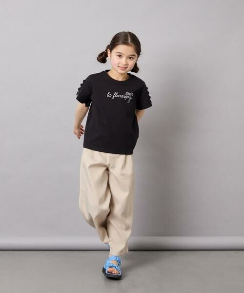 a.v.v / アー・ヴェ・ヴェ その他パンツ | [120-160]麻調サス付きワイドパンツ | 詳細14