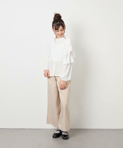 a.v.v / アー・ヴェ・ヴェ その他パンツ | [120-160]麻調サス付きワイドパンツ | 詳細20