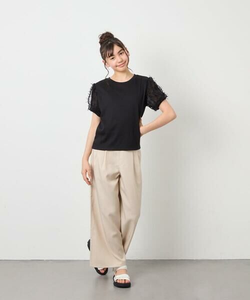 a.v.v / アー・ヴェ・ヴェ その他パンツ | [120-160]麻調サス付きワイドパンツ | 詳細22
