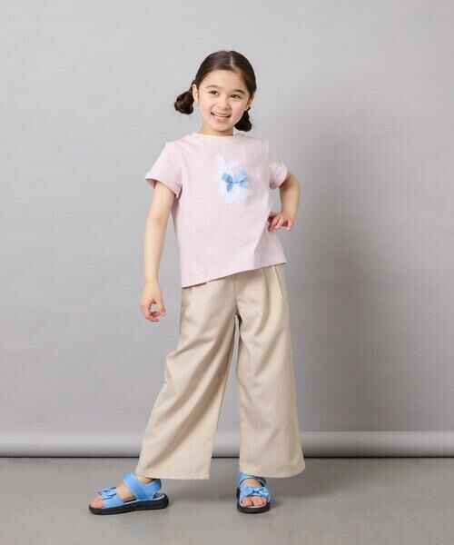 a.v.v / アー・ヴェ・ヴェ その他パンツ | [120-160]麻調サス付きワイドパンツ | 詳細6