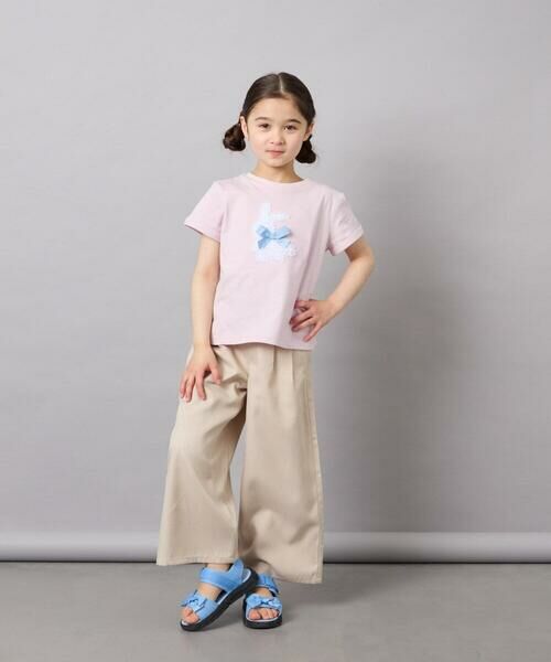 a.v.v / アー・ヴェ・ヴェ その他パンツ | [120-160]麻調サス付きワイドパンツ | 詳細7