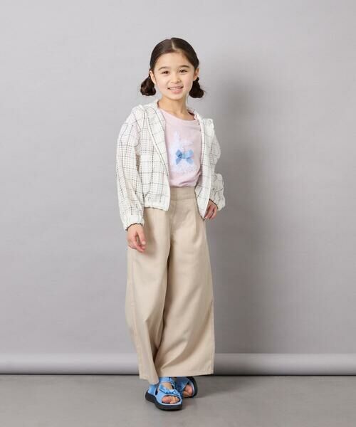 a.v.v / アー・ヴェ・ヴェ その他パンツ | [120-160]麻調サス付きワイドパンツ | 詳細8