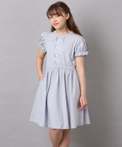 a.v.v / アー・ヴェ・ヴェ ロング・マキシ丈ワンピース | [120-160]レースアップフレアワンピース