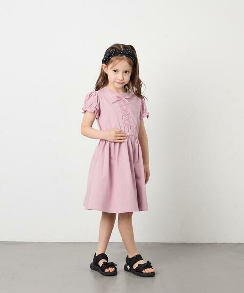 a.v.v / アー・ヴェ・ヴェ ロング・マキシ丈ワンピース | [120-160]レースアップフレアワンピース | 詳細3