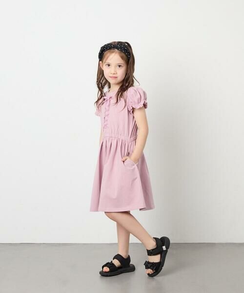 a.v.v / アー・ヴェ・ヴェ ロング・マキシ丈ワンピース | [120-160]レースアップフレアワンピース | 詳細6