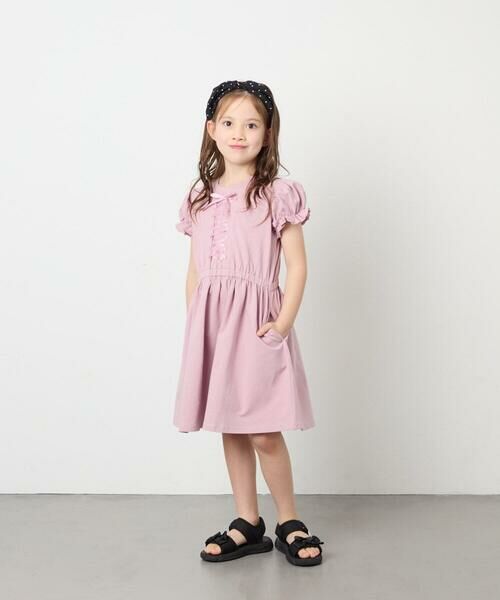 a.v.v / アー・ヴェ・ヴェ ロング・マキシ丈ワンピース | [120-160]レースアップフレアワンピース | 詳細7