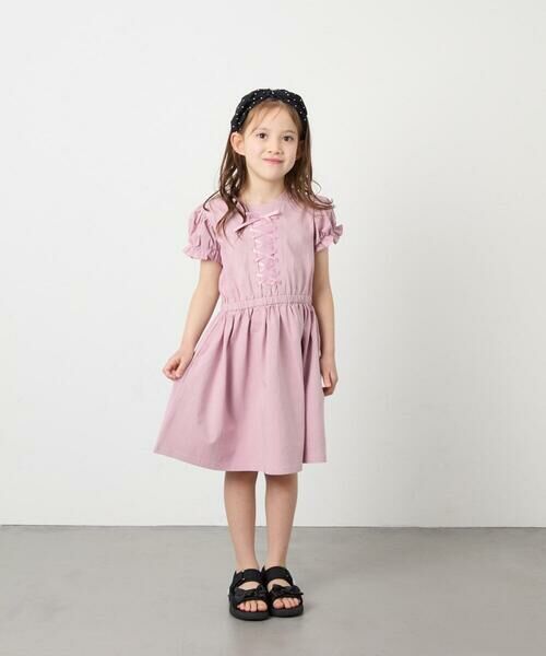 a.v.v / アー・ヴェ・ヴェ ロング・マキシ丈ワンピース | [120-160]レースアップフレアワンピース | 詳細8