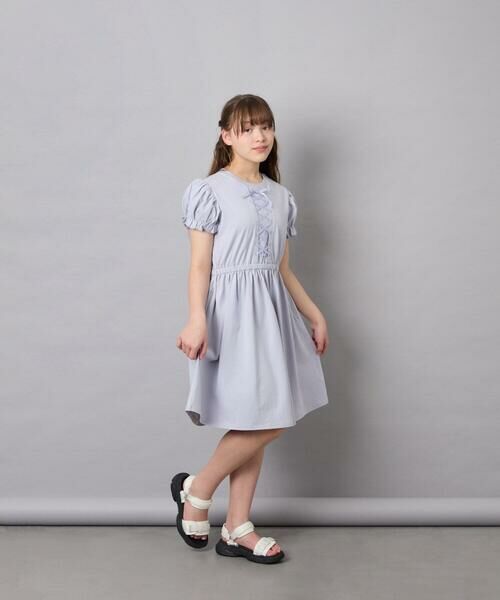 a.v.v / アー・ヴェ・ヴェ ロング・マキシ丈ワンピース | [120-160]レースアップフレアワンピース | 詳細12