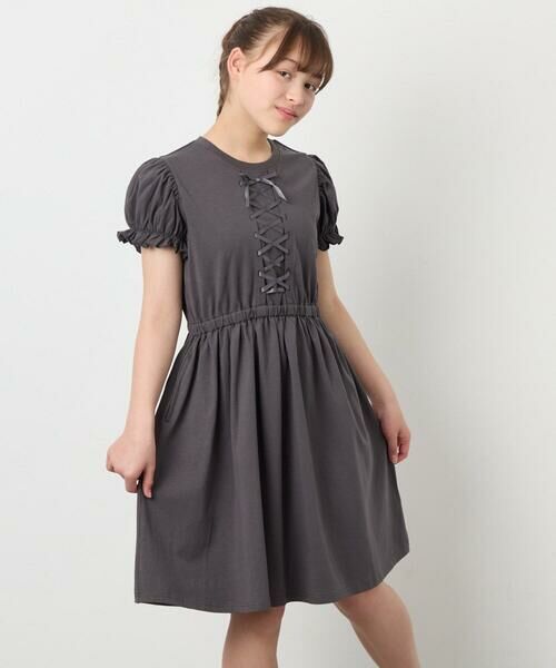 a.v.v / アー・ヴェ・ヴェ ロング・マキシ丈ワンピース | [120-160]レースアップフレアワンピース | 詳細19