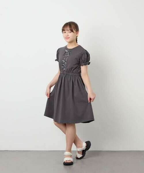 a.v.v / アー・ヴェ・ヴェ ロング・マキシ丈ワンピース | [120-160]レースアップフレアワンピース | 詳細21