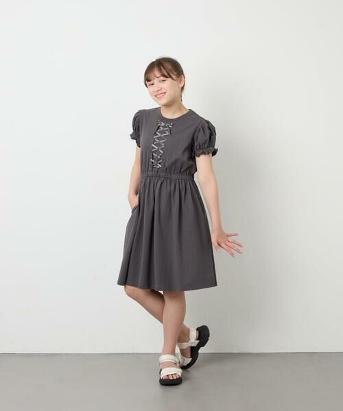 a.v.v / アー・ヴェ・ヴェ ロング・マキシ丈ワンピース | [120-160]レースアップフレアワンピース | 詳細25