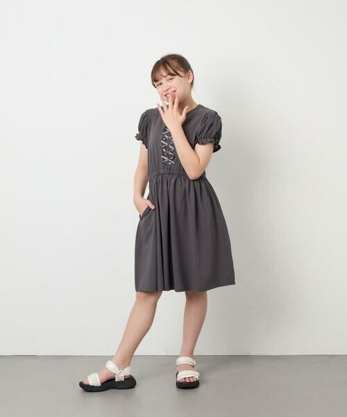 a.v.v / アー・ヴェ・ヴェ ロング・マキシ丈ワンピース | [120-160]レースアップフレアワンピース | 詳細26
