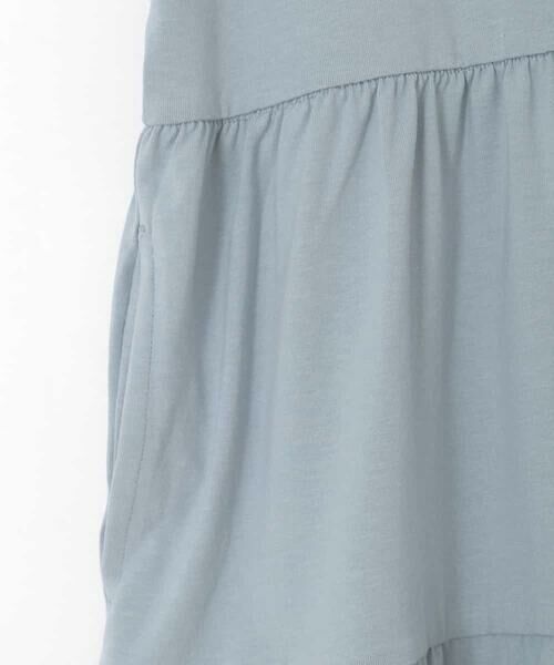 a.v.v / アー・ヴェ・ヴェ ロング・マキシ丈ワンピース | [120-160]【接触冷感/毛玉になりにくい】配色ティアードワンピース | 詳細10