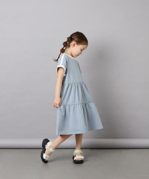 a.v.v / アー・ヴェ・ヴェ ロング・マキシ丈ワンピース | [120-160]配色ティアードワンピース | 詳細5