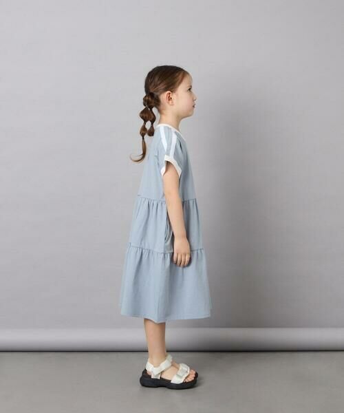 a.v.v / アー・ヴェ・ヴェ ロング・マキシ丈ワンピース | [120-160]配色ティアードワンピース | 詳細8