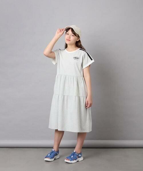 a.v.v / アー・ヴェ・ヴェ ロング・マキシ丈ワンピース | [120-160]配色ティアードワンピース | 詳細13