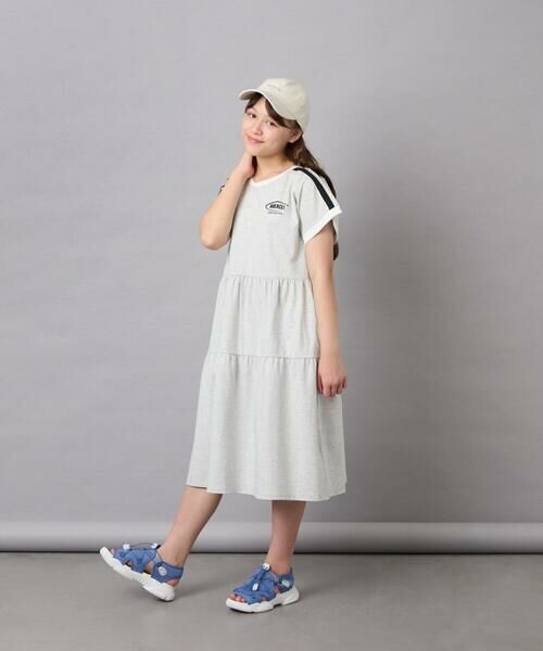 a.v.v / アー・ヴェ・ヴェ ロング・マキシ丈ワンピース | [120-160]配色ティアードワンピース | 詳細14