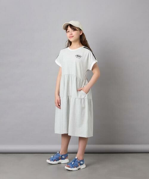 a.v.v / アー・ヴェ・ヴェ ロング・マキシ丈ワンピース | [120-160]配色ティアードワンピース | 詳細16