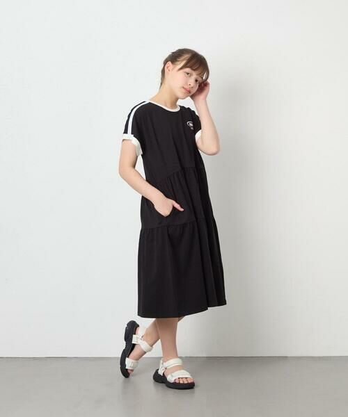 a.v.v / アー・ヴェ・ヴェ ロング・マキシ丈ワンピース | [120-160]配色ティアードワンピース | 詳細22