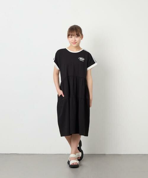 a.v.v / アー・ヴェ・ヴェ ロング・マキシ丈ワンピース | [120-160]配色ティアードワンピース | 詳細24