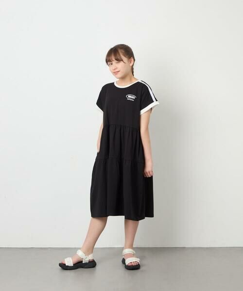 a.v.v / アー・ヴェ・ヴェ ロング・マキシ丈ワンピース | [120-160]配色ティアードワンピース | 詳細25