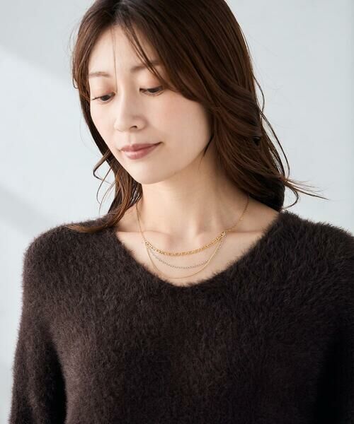 a.v.v / アー・ヴェ・ヴェ ネックレス・ペンダント・チョーカー | アソートチェーンネックレス/ゴールド | 詳細1