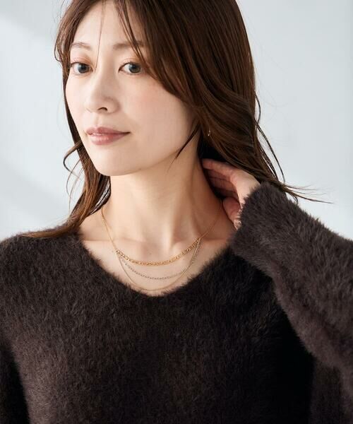 a.v.v / アー・ヴェ・ヴェ ネックレス・ペンダント・チョーカー | アソートチェーンネックレス/ゴールド（ゴールド）