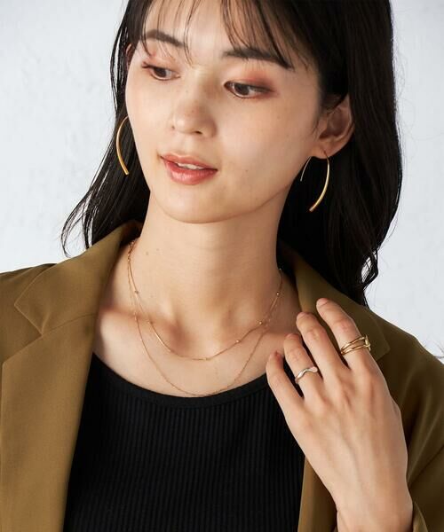 a.v.v / アー・ヴェ・ヴェ ネックレス・ペンダント・チョーカー | 変形ダブルチェーンネックレス | 詳細1