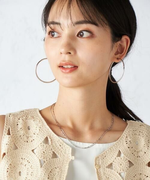 a.v.v / アー・ヴェ・ヴェ ネックレス・ペンダント・チョーカー | ダブルチェーンネックレス（シルバー）