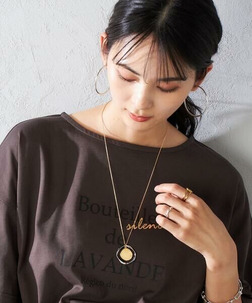 a.v.v / アー・ヴェ・ヴェ ネックレス・ペンダント・チョーカー | コンビカラーワントップネックレス（ゴールド）
