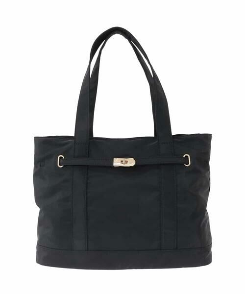 a.v.v / アー・ヴェ・ヴェ トートバッグ | 【A4サイズ対応】ナイロンビットトート（ブラック）