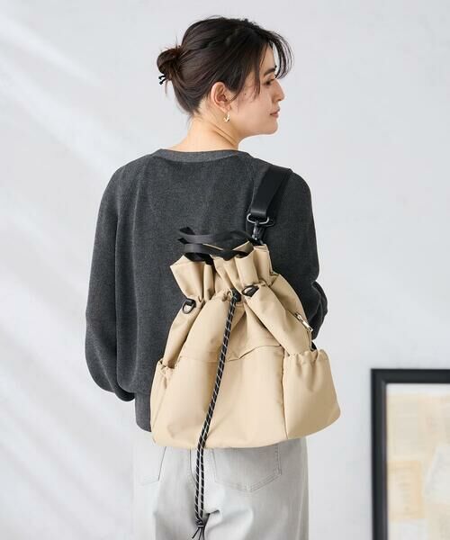 a.v.v / アー・ヴェ・ヴェ リュック・バックパック | 3WAYリュック（ベージュ）